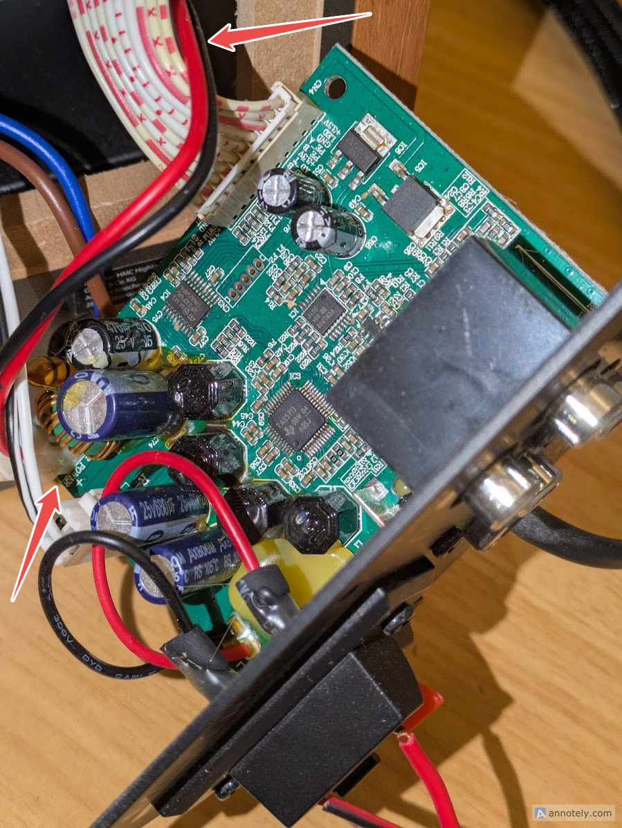 Power line in my speakers